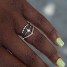 North Star Ring Crepuscular Rays, North Star Ring, Welding Shop, In Her Studio, Jacob's Ladder, Wedding Elegant, Star Ring, North Star, Stardust