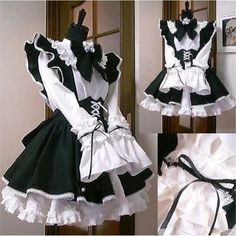 white maid dress