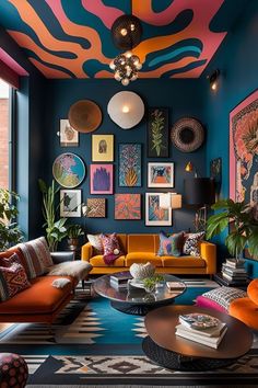 Diy Murals, Maximalist Interior, Maximalist Design, 2024 Design, Apartment Decor Inspiration, Tiny Apartment, House Paint, Decoration Inspiration