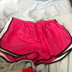 Like Brand New Without Tags. Shorts Are Xl In Pink With Black/Side Sides, And Black With Yellow/Black Sides. No Holes, Rips, Stains. Nike Pink Short Bottoms, Pink Cotton Gym Shorts, Nike Pink Short Leg Bottoms, Nike Pink Shorts With Elastic Waistband, Pink Nike Shorts With Elastic Waistband, Nike Pink Athletic Shorts For Workout, Pink Cotton Gym Bottoms, Pink Cotton Sports Bottoms, Pink Cotton Athletic Shorts For Sports