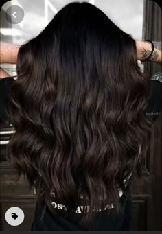 Winter Hair Colors, Black Hair Balayage, Dark Brunette Hair, Brown Hair Inspo, Hair Ombre, Brunette Balayage Hair, Brown Hair Balayage