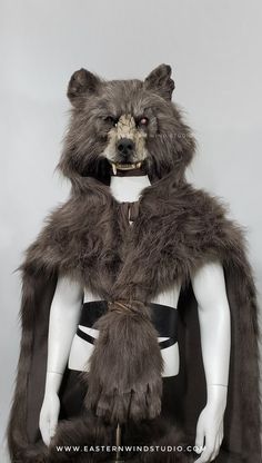 Gallery — Eastern Wind Studio Bear Pelt Cloak, Croods Oc, Bear Pelt, Warrior Bear, Fantasy Mask, Viking Bear, Medieval Outfit, Knight Outfit, Old Warrior