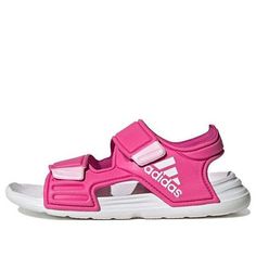 (PS) adidas Altaswim 'Lucid Fuchsia White' FZ6489 Waterproof Sport Sandals For Summer, Sporty Waterproof Sport Sandals, Breathable Sport Sandals For Water Sports, Waterproof Sport Sandals For Water Sports, Breathable Sporty Sandals For Sports, Sporty Adjustable Sport Sandals, Sporty Adjustable Sport Sandals For Summer, Sporty Adjustable Fit Sport Sandals For Beach, Adjustable Sporty Sport Sandals For Summer