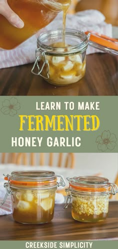 how to make fermented honey garlic