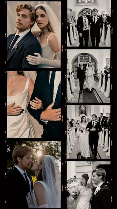 black and white wedding photos with the bride and groom