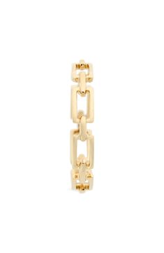 Gleaming rectangular links create a classic 14-karat-gold ring that works on its own or stacked with other pieces. Style Name:Bony Levy 14K Gold Link Stacking Ring (Nordstrom Exclusive). Style Number: 5571930. Available in stores. Bony Levy, Gold Link, Stacking Ring, Stacking Rings, Womens Jewelry Rings, Yellow Gold Rings, Gold Bands, Gold Rings, Shoe Accessories