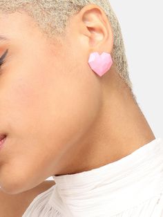 Product Type Earrings Metal Alloy Color Pink Plating Gold Plated Closure Push Different Types Of Earrings, Types Of Earrings, Womens Earrings Studs, Earrings Pink, Earrings Stud, Gold Polish, Rose Gold Earrings, Stylish Accessories, Soho