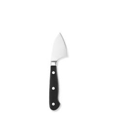 a black and white knife on a white background