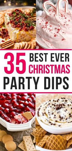 the best christmas party dips and desserts to serve at your next holiday party