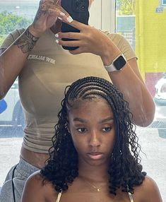 Lemonade Braids Natural Hair, Fulani Afro, Lemon Fulani Braids, Lemonade Fulani Twist, Short Lemonade Braids, Cornrow Twist Hairstyles, Fulani Braids On Natural Hair, Short Fulani Braids