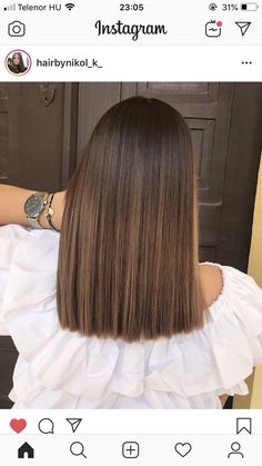 Brown Hair Looks, Brunette Hair With Highlights, Red Fall, Brown Hair Balayage, Light Hair Color, Short Hair Balayage, Haircuts Straight Hair, Hair Color Balayage, Hair Inspiration Color