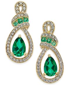 in stock Vibrant Jewelry, Diana Wedding, Bridal Earrings Drop, Aquamarine Jewelry, Large Jewelry, Jewelry Design Necklace, Emerald Earrings, Emerald Jewelry, Small Earrings