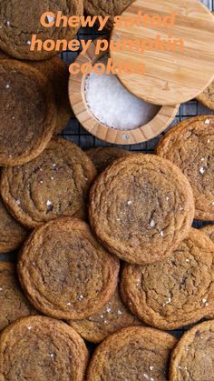 cookies and sugar on a cooling rack