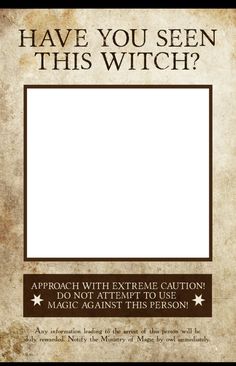 an old poster with the words have you seen this witch?