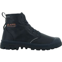 The Palladium Pampa Lite+ Recycled WP+ Shoe is a casual boot that features a waterproof design, recycled materials, and is 100% vegan. This eco-friendly everyday shoe is ultra-comfortable and stylish, making it great for daily adventures. Urban Ankle-high Outdoor Boots, Urban Ankle-high Boots For Outdoor, Casual Slip-resistant Boots For Outdoor Activities, Casual Slip-resistant High-top Hiking Boots, Casual Waterproof Boots For Streetwear, Casual Waterproof Ankle Boots, Urban Waterproof Low-top Boots, Modern Waterproof Boots For Outdoor, Modern Waterproof Boots For Outdoor Activities