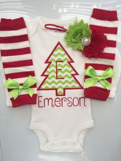 Baby Girl Christmas outfit-  Preemie Newborn and 3 months- newborn leg warmers - Personalized christmas outfit - preemie christmas by AboutASprout on Etsy https://www.etsy.com/listing/240524319/baby-girl-christmas-outfit-preemie Christmas Leg Warmers, Girl Christmas Outfit, Baby Boy Christmas, Girls Christmas Outfits, Newborn Christmas, Christmas Clothes