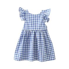 Baby Girl – Infant Route Bowknot Dress, Casual Beach Dress, Beach Party Dress, Marine Uniform, Shirred Dress, Infant Girls, Checkered Dress, Princess Outfits, Dress Clothes