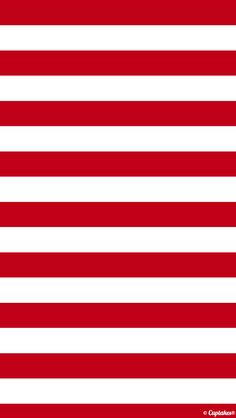 an american flag is shown in red and white