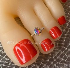 Wedding Toes, Cute Pedicures, Shine Jewelry, The Gold Rush, Toe Nail Designs, Toe Ring, Take It Off, Number 3, Toe Rings