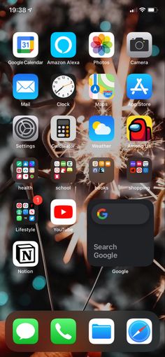 an iphone screen with the icons on it