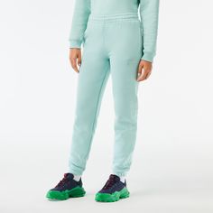 Put comfort first in these track pants. A Lacoste classic in premium cotton for a soft, warm feel. Perfect for training or relaxation. Embroidered Sweatpants, Lacoste France, 2024 Collection, Track Pants, Relaxation, Straight Leg, Sweatpants, Online Store, Track