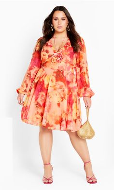 Women's Plus Size L'amour Collection | City Chic Floral Print Maxi