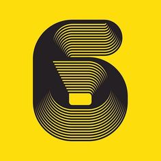 the letter b is shown in black and yellow