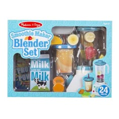 the smoothie maker blender set is in its box