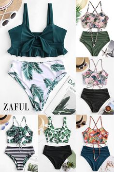 Shop the Season's Hottest clothing Trends, Low Price, Stylish New Styles, 100% Quality Guarantee, Free & Fast Shipping! #ZAFUL #swimwear #beachwear #summerfasgion #tankini Hawaii Honeymoon, Fashion Future, Suit Swimsuit