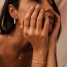 Subtle and oh-so-sweet, our Ariel Tiny Pearl Bracelet is one of those easy-to-wear pieces that adds a touch of elegance to any look. An effortless beauty, you'll never want to to be without these dainty pearls. Crafted with love in our sunny Brisbane studio, each KBN piece is made and assembled by our small team. As we create our jewellery by hand, there will always be variation in each piece. The beauty of this process is that each KBN piece is unique to its wearer.