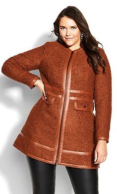 Plus Size Arabella Sexy Red Coat Coat Sewing Pattern, Coat Sewing, Frilly Top, Coat Pattern Sewing, Chic Coat, Plus Size Winter, Plus Size Womens, Plus Size Coats, Red Coat