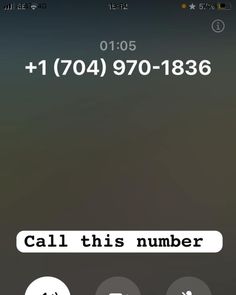 an iphone screen with the call this number on it and two different numbers in each