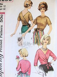 a women's top and skirt sewing pattern