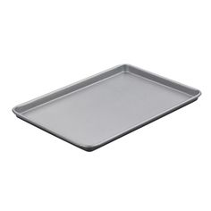 an empty baking pan on a white background