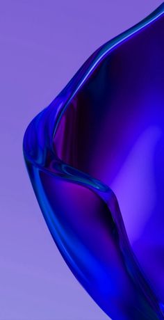 the back side of an iphone 11 pro in purple and blue hues, against a pale background