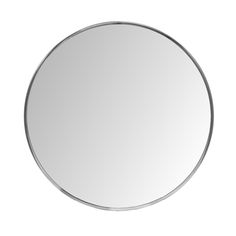 a round mirror on a white background with no image to describe, it is empty