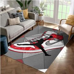 Nike Air Jordan Sneaker Rug - Peto Rugs Sneaker Box Rug, Sneaker Rug, Gucci Bedding, Venom Hoodie, Jack Skellington Hoodie, Rick And Morty Hoodie, Pokemon Hoodie, Insane Clown Posse, Jordan Sneaker