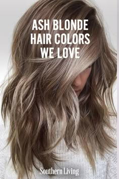 Blonde Hair Colors, Girl Hair Colors, Ash Hair, Ash Blonde Balayage