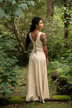 Mysticism Dress – ARYA Clothing Fancy Tie, Nature Designs, Boho Styl, Hippie Culture, Tattoo Women, Bohemian Women, Sustainable Style, Anatomy Reference, Wholesale Dress