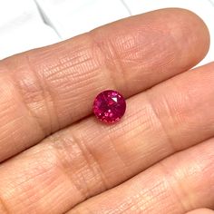 Ruby 1.50ct Round Gia Certified Round Cut Gemstones For Anniversary, Classic Round Cut Diamond Gemstones, Gia Certified Gemstones For Anniversary, Gia Certified Round Gemstones For Gift, Fine Jewelry Round Gemstones With Vvs Clarity, Classic Round Ruby Gemstones, Classic Ruby Gemstones With Prong Setting, Vvs Clarity Round Cut Cubic Zirconia Gemstone, Classic Round Pink Gemstones