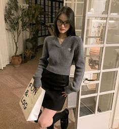 5ft 4''(166cm) tall, 95 lbs(43kg) weight and wearing a size S164cm/49kg wearing a size S - V-neck- Knitted- Crop style- Embroidered- 2 colors Casual V-neck Polo Sweater For Winter, Knitted Crop Sweater, Crop Style, Crop Sweater, New Year Celebration, Cropped Style, Knit Crop, Lunar New, Cropped Sweater