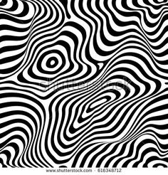 an abstract black and white background with wavy lines