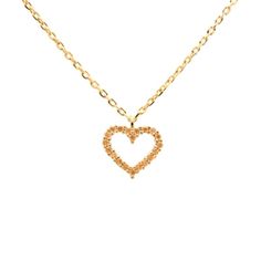 Classic and delicate, the Sparkling Heart Necklace features a special heart encrusted with colored CZ crystals on a barely-there chain that glimmers when the light catches. Gift this to the one you love the most, even if it's yourself! DETAILS & SIZE Composition: 18K gold plated over sterling silver Measurements: heart: 10mm, chain: 16" with a 2" extension Lobster claw clasp Read about how to care for our jewelry here. Shop the Undying Love collection! Or shop Necklaces for more options to l Rose Gold Heart Necklace With Cubic Zirconia, Rose Gold Cubic Zirconia Heart Necklace, Open Heart Necklace For Valentine's Day Party, Valentine's Day Open Heart Necklace For Party, Gold Open Heart Necklace For Party, Rose Gold Heart Charm Necklace For Party, Rose Gold Heart Necklace With Charm For Parties, Open Heart Charm Necklace For Party, Heart-shaped Cubic Zirconia Necklace With Delicate Chain