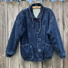 Excellent vintage condition with no flaws found Reads small Shown on size small, 5'10 for reference Measurements taken laying flat Pit to pit 20.5 Length 27 Shoulders 19 Sleeve 22 Shearling with quilt inside sleeve 1980s Jacket, Womens Jackets, Shearling Jacket, Coats Jackets Women, Denim Button Up, Puff Sleeve, Coats For Women, Button Up Shirts, Coats Jackets