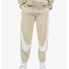 New, With Tags. Size L Nike White Sweatpants For Leisure, White Nike Sweatpants For Leisure, White Nike Sweats Sportswear, Nike White Leisure Sweatpants, Nike White Sportswear Sweats, Athleisure Pants, Nike Sportswear Women, Black Jogger Pants, Black Windbreaker