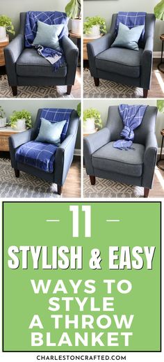 the steps to make an easy and stylish chair for your living room or bedroom