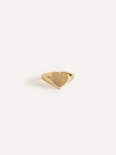 Classic Heart Signet Ring – Kinn Heirloom 14k Gold Heart Promise Ring, Classic Heart Cut Jewelry With Polished Finish, Heirloom Oval Jewelry For Valentine's Day, Heirloom Jewelry For Valentine's Day, Classic Round Band Jewelry For Valentine's Day, Classic 14k Gold Heart Ring For Promise, Heirloom Style Promise Ring Jewelry, Heirloom Open Ring Jewelry For Promise, Classic Heart-shaped 14k Gold Jewelry