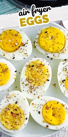 Air Fryer Eggs Air Fryer Eggs, Easy Peel Eggs, Soft Boiled Eggs, Good Foods To Eat, Meal Prep For The Week, Meal Prepping, High Protein Snacks, Fresh Eggs