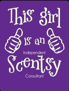 this girl is an independent scenty consulting logo with two hands holding each other and the words,'this girl is an independent scenty