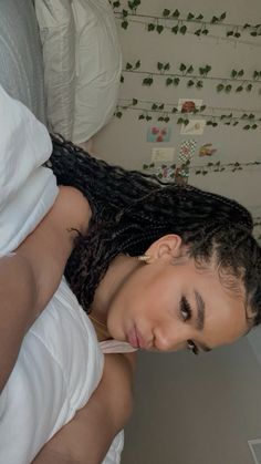 Boho braid hairstyles, makeup inspiration, mixed girl, clean girl aesthetic, vanilla girl, boho braids Braid Inspo Mixed Girl, Mixed Girls With Braids, Braids Mixed Girl, Mixed Girl Braids, Boho Braid Hairstyles, Mixed Girl Aesthetic, Aesthetic Vanilla Girl, Curly Hair Dos, Boho Braided Hairstyles